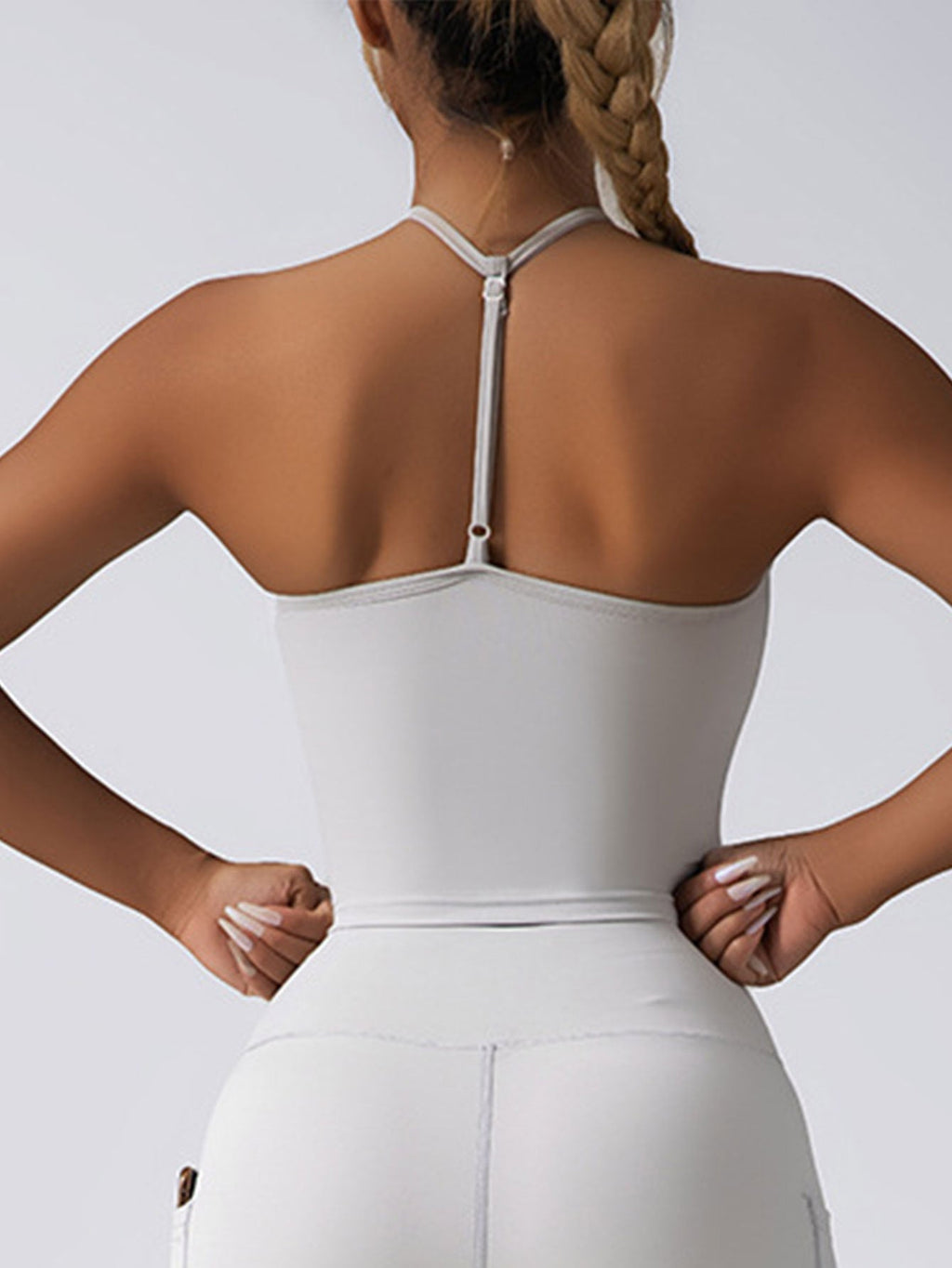 Padded Seamless Crop Top Sports Bra