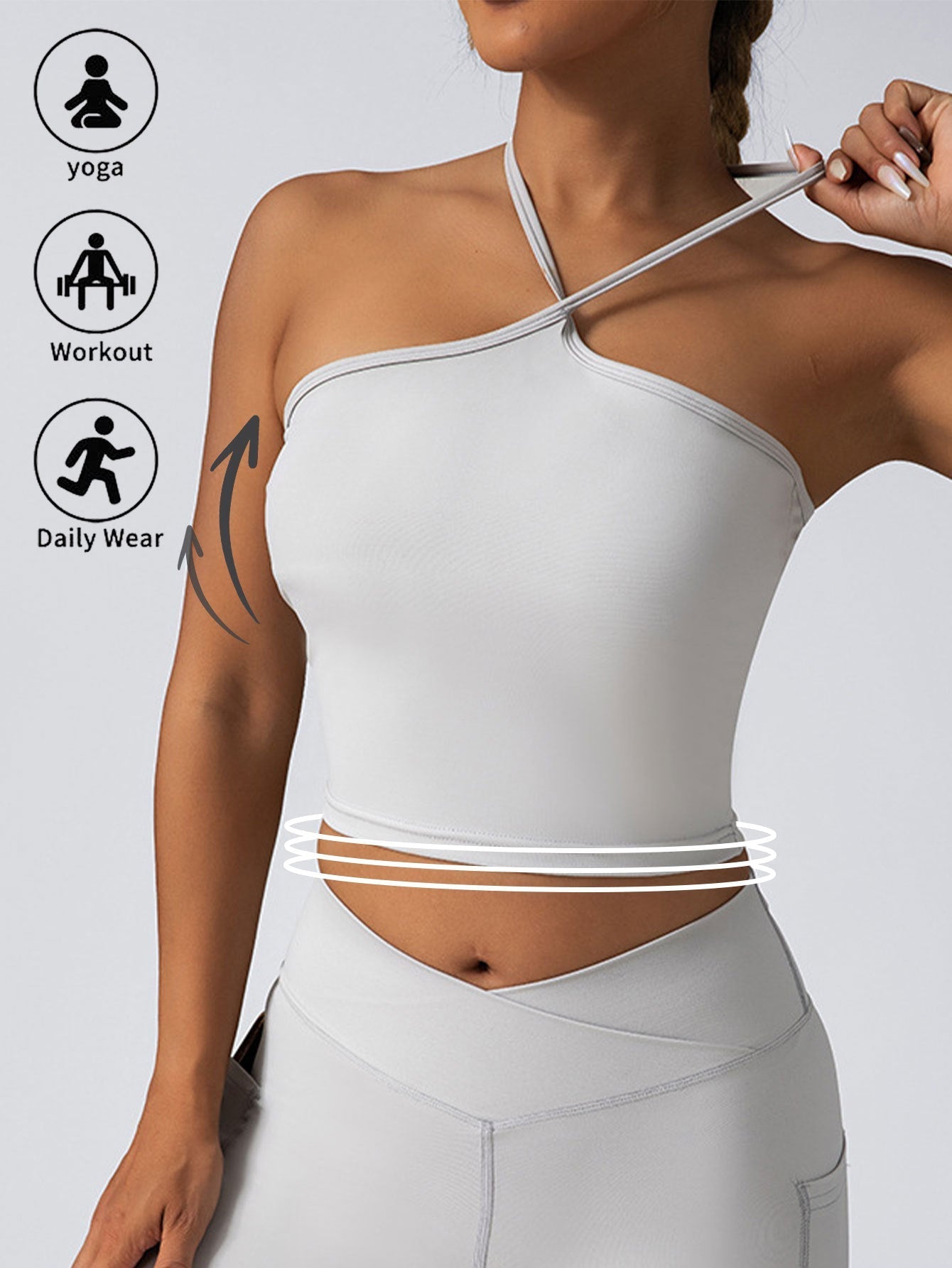 Padded Seamless Crop Top Sports Bra
