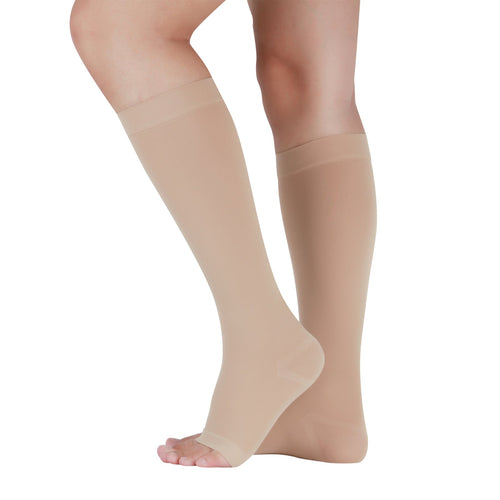 Open-Toe Compression Socks