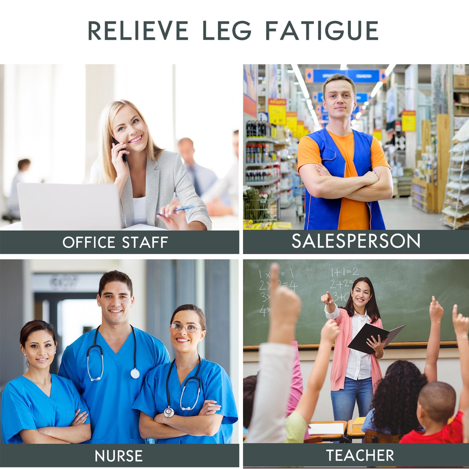 Closed-Toe Compression Socks – FDA-Listed Graduated Support
