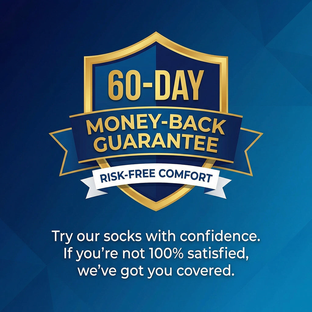 Bamboo Diabetic Crew Socks – Soft Non-Binding Multi-Pack