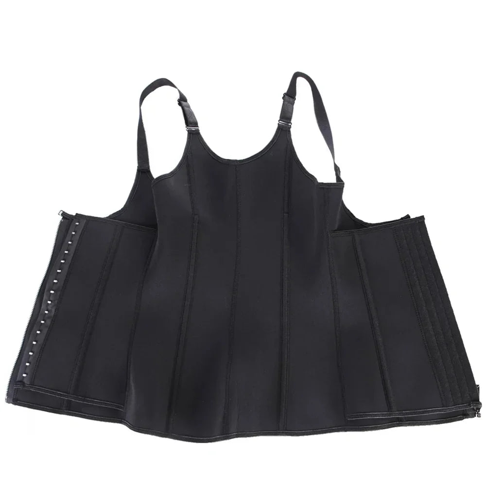 Women's Zipper Waist Trainer Tank Top